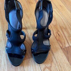 Calvin Klein Black Heel with platform
